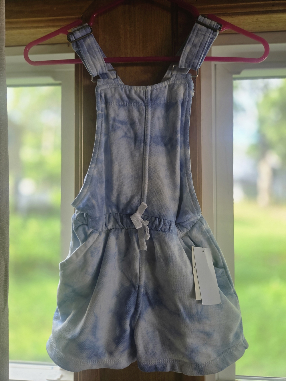 Lucky Brand Blue Tie-Dye Kids Overalls